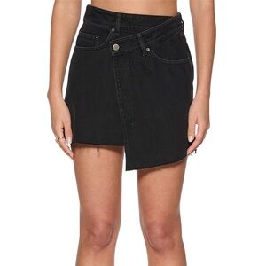 Ksubi Black Denim Skirt